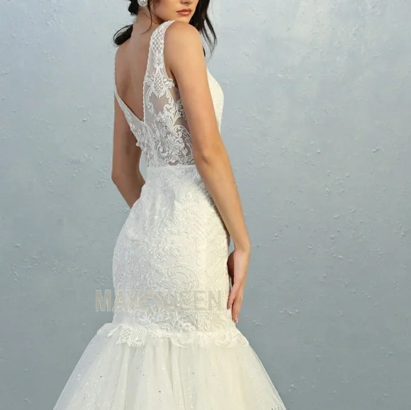 COPY - New mermaid formal wedding dress bridal gown - Picture 5 of 8